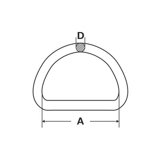 Ланка D-подібна 2,0" (5,0 т) Одеса