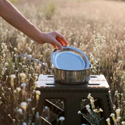 Набір туристичного посуду Tribe Tourist Set 1,2 л сталевий (T-FG-0008-metal) Вінниця - фото 2