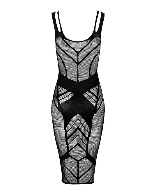 Полупрозрачное платье миди Obsessive D609 dress S/M/L, black Sex Aura Киев - изображение 6