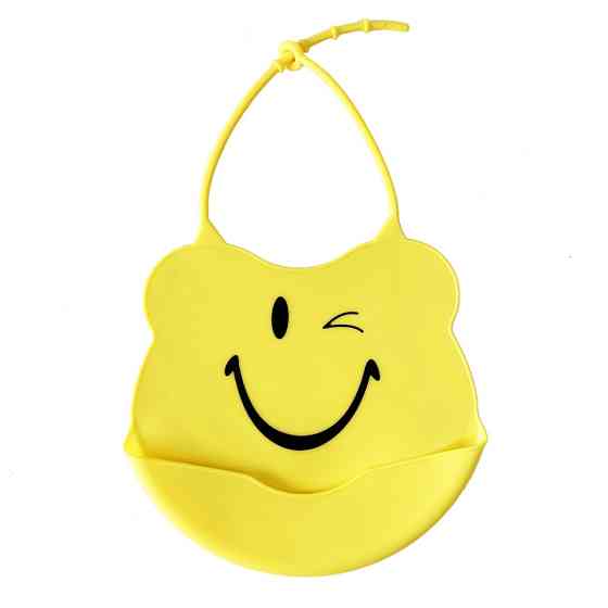 Дитячий слинявчик Міні MGZ-0604(Yellow) силіконовий Вінниця