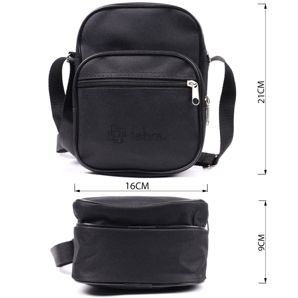 Чоловіча компактна сумка з якісного поліестеру FABRA 22578 Чорний Київ - фото 2