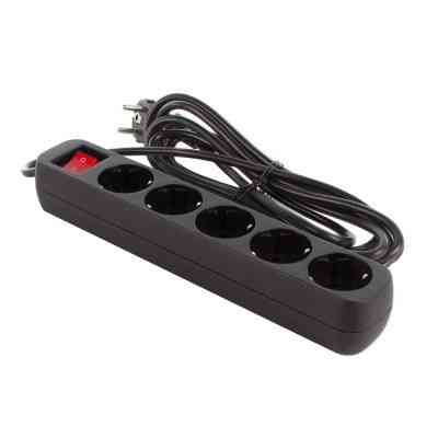 Мережевий фільтр живлення ColorWay CW-PSEA52BK, 5 розеток/ 2M black (CW-PSEA52BK) Вінниця