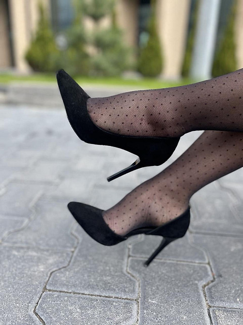 Туфлі жіночі SEE SEVEN чорні натуральна замша 35р. каблук 10 см (3538) Коломыя - изображение 9