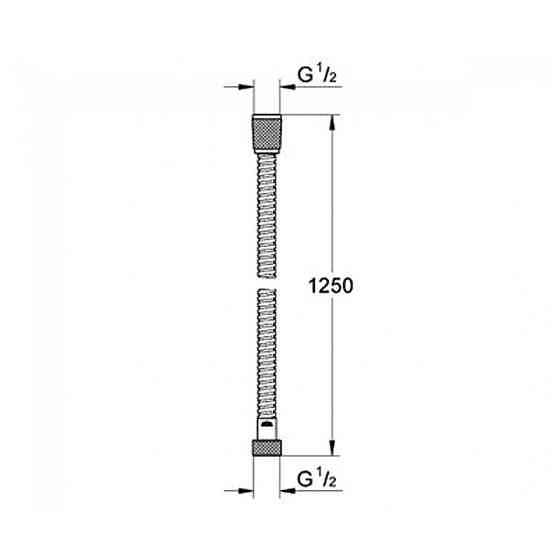 Гнучкий душовий шланг Grohe Relexaflex 125 см 28142000 Харків