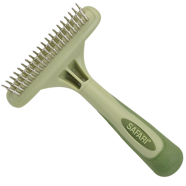 Safari Dog Rotating Pin Double Row Undercoat Rake САФАРІ ГРАБЛІ ДВОРЯДНІ з обертовими штифтами для підшерстка собак Київ - фото 1