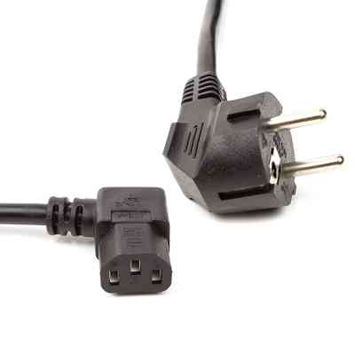 Кабель питания C13 2.0m 90° corner PowerPlant (CC360369) Винница