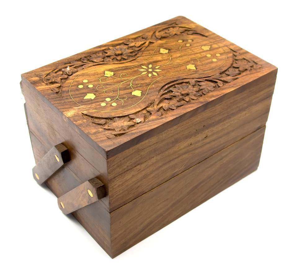 Деревянная шкатулка раздвижная Дерево Киев - изображение 1