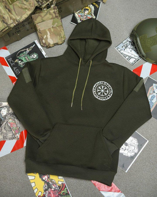 Худи CELEO на флисе  руни бел  ВТ3896 Одесса - изображение 2