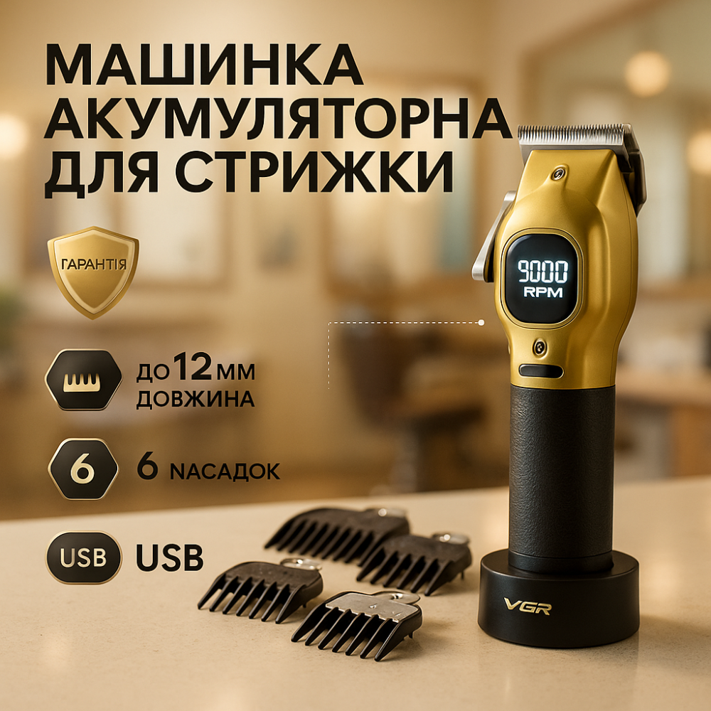Машинки для стрижки профессиональные машины, Машинка для стрижки волос хороша Электромашинка волос IR-96 Львов - изображение 13