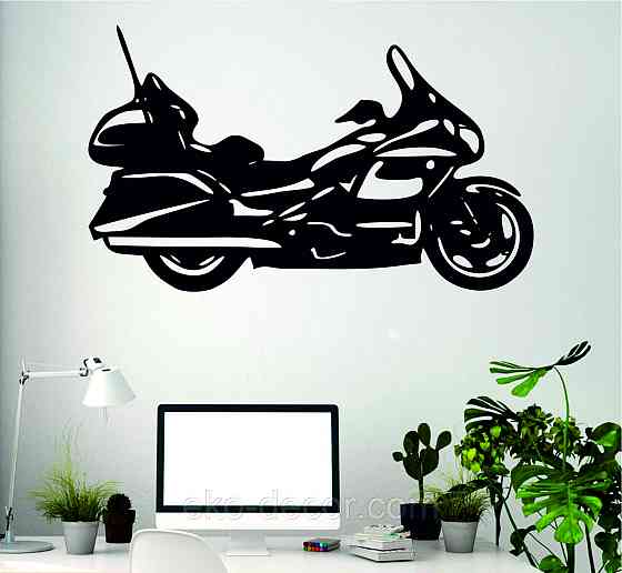 Декоративное настенное Панно «Байк» Декор на стену 90*71 см, Черный Киев