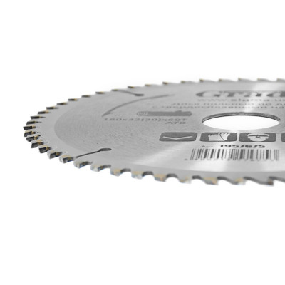 Диск пильный Grad по дереву с твердосплавными напайками Ø180×32(30)×60Т, 8000об/мин (1957675) Винница - изображение 2