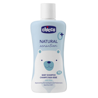 Дитячий шампунь Chicco Natural Sensation Без сліз, 200 мл 8058664163748 (11518.00) Вінниця - фото 1