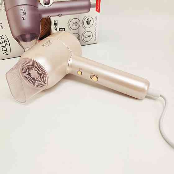 Фен для волос с холодным обдувом Adler, Фен с холодным и теплым режимами Электрофен насадками MO-22 Львов