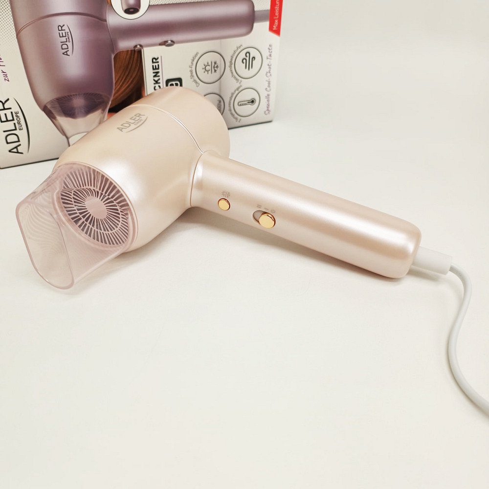 Фен для волос с холодным обдувом Adler, Фен с холодным и теплым режимами Электрофен насадками MO-22 Львов - изображение 5