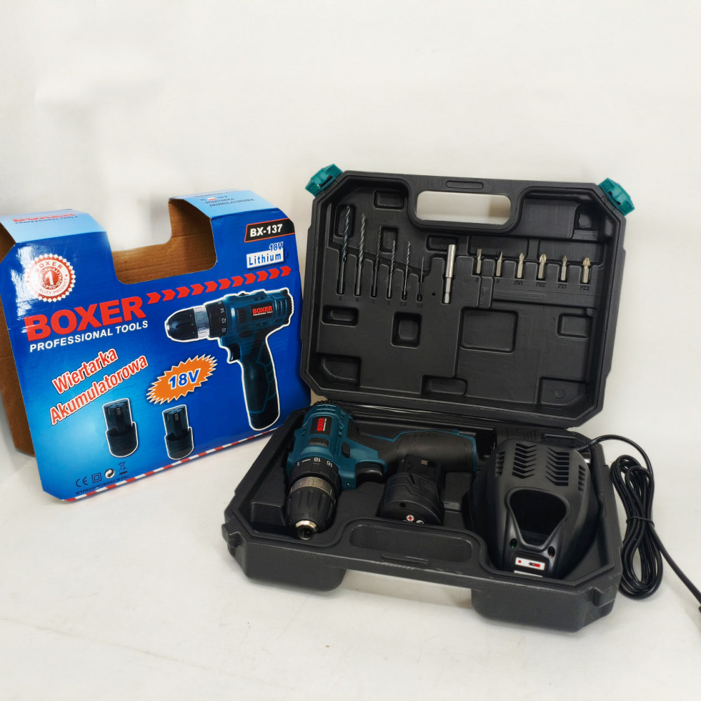 Портативный аккумуляторный шуруповерт Boxer BX-137 18В ID-79 Львов - изображение 14