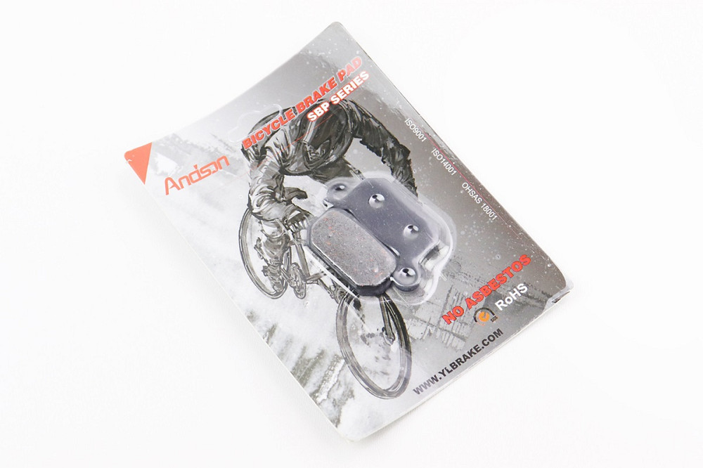 Гальмівні колодки Disk-brake (Formula 4Racing/B4, 4-piston O2, 2-piston B4), чорні YL-1017 Київ - фото 1