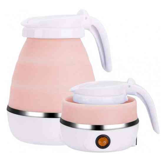 Електрочайник складаний Travel Folding 600ml. Колір: рожевий NA-54 Львів