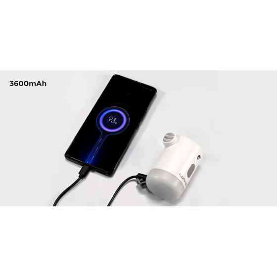 Насос-ліхтар-powerbank кемпінговий Flextail Max Pump 2 Pro, помаранчевий Київ