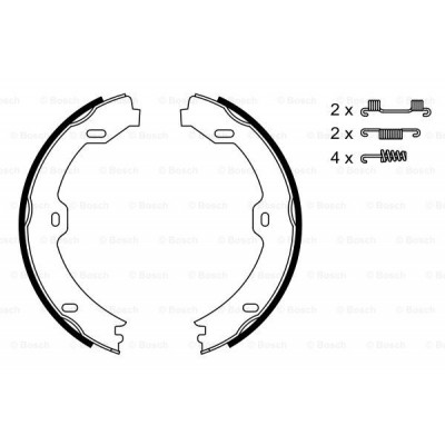 Тормозные колодки Bosch 0 986 487 666 Винница - изображение 5