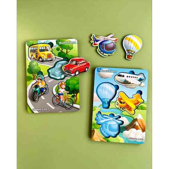 Деревянный пазл-вкладыш 