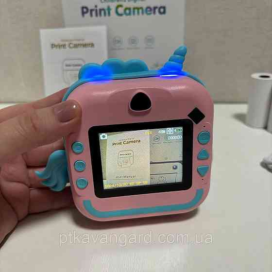 Фотоаппарат-принтер детский с мгновенной печатью 