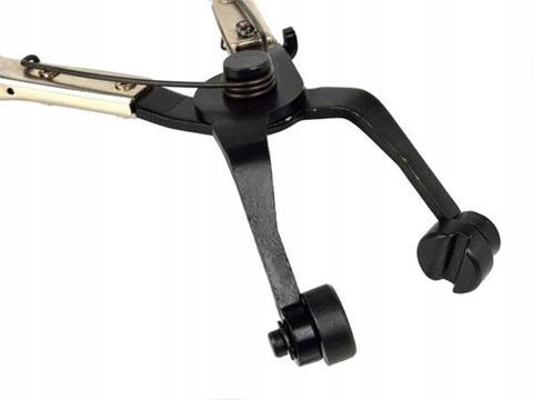 Щипці з шарнірним захопленням для хомутів (вигнуті) GEKO G01654 Чернігів - фото 3