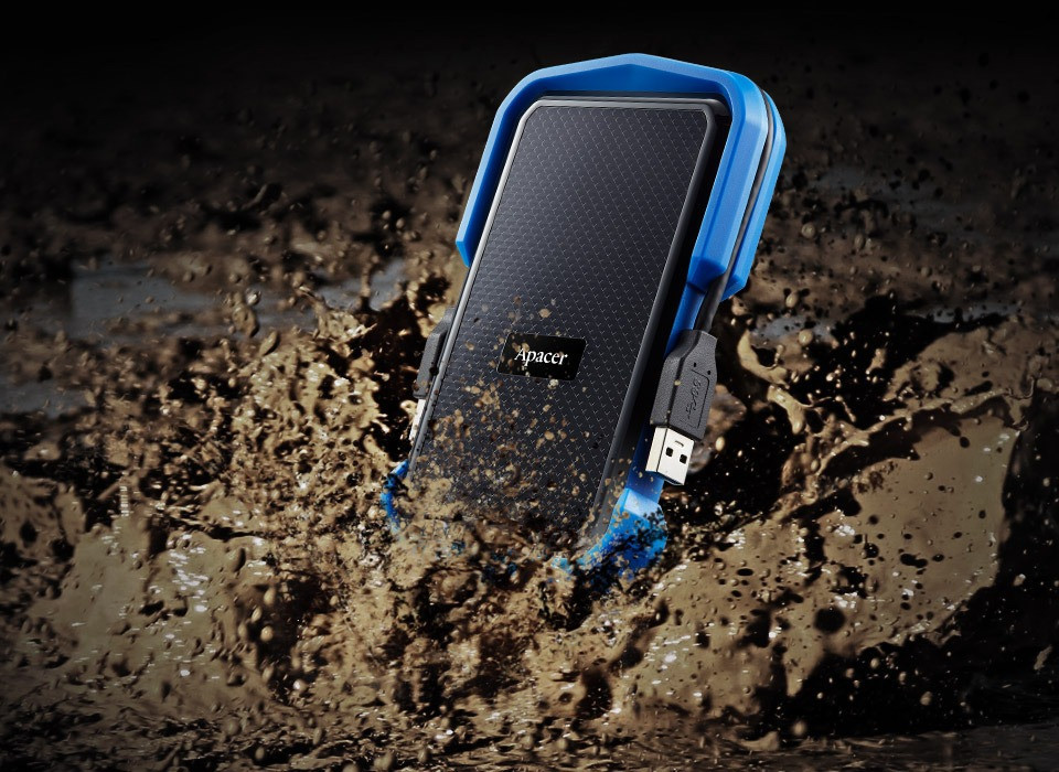 Зовнішній жорсткий диск 2.5" USB 2.0 TB Apacer AC631 Black/Blue (AP2TBAC631U-1) чорний, синій Харків - фото 8