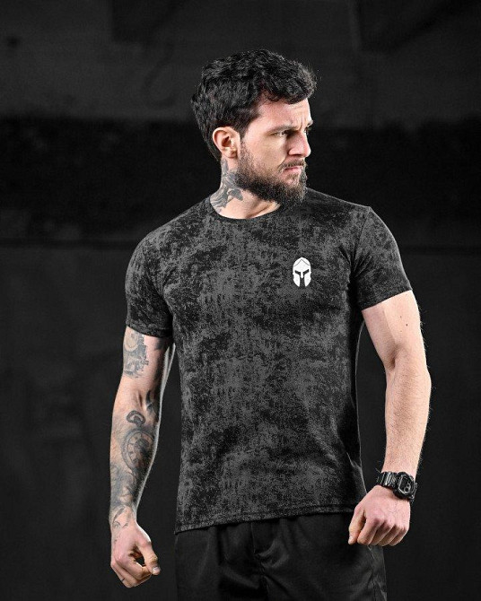 Мілітарі футболка SPARTA grey ДЛ6488 Одесса - изображение 3