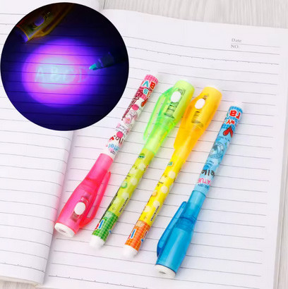 Ручка шпигунська з ліхтариком 4 шт Київ - фото 3