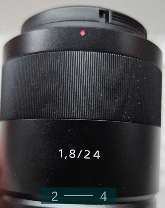 Топовий об'єктив Объектив Sony E 24 mm f/1.8 Zeiss Sonnar Київ - фото 3