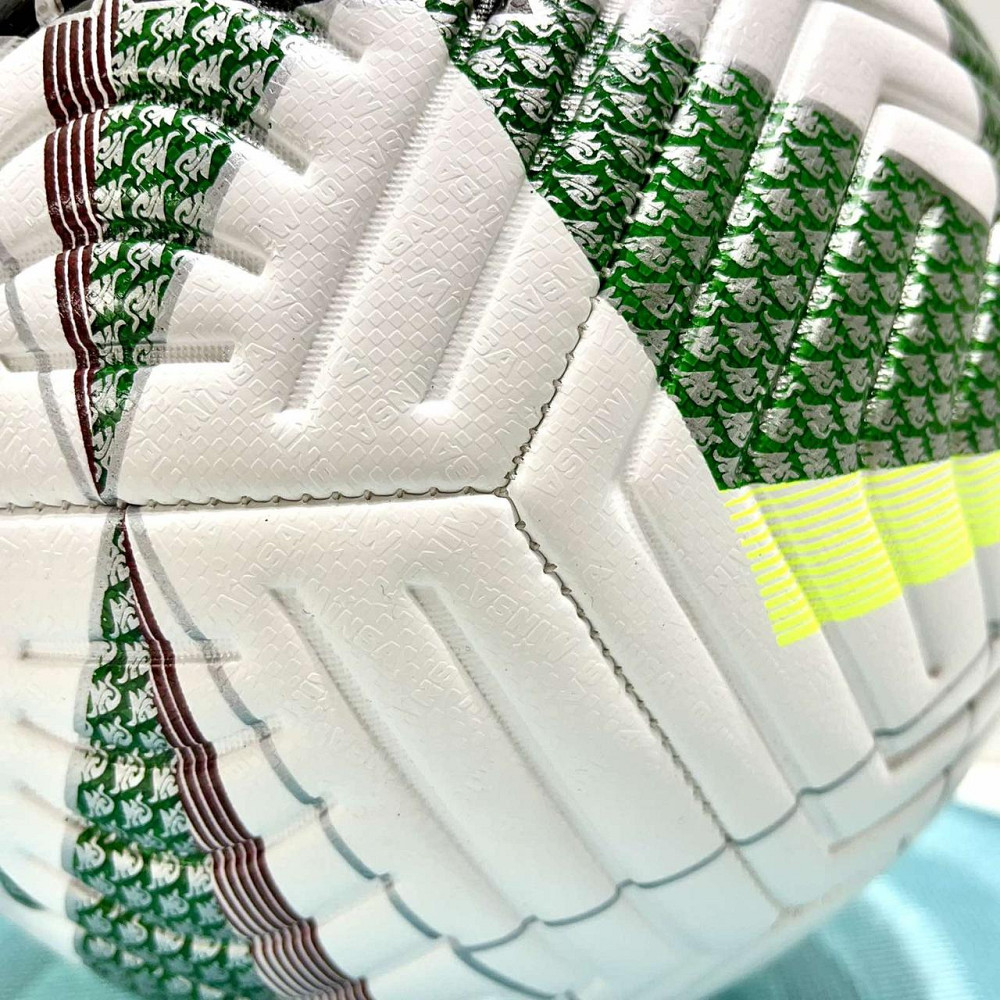 М'яч футбольний розмір 5 400-420г TPE термопластичний еластомер Біло-зелений (MS 4295) Чернигов - изображение 4