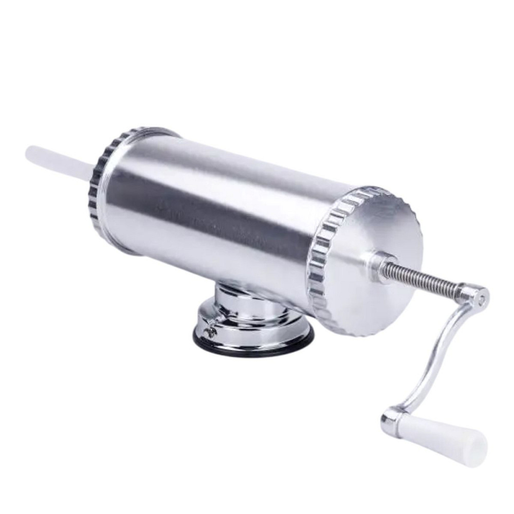 Yiwu Шприц для ковбаси ручний 11×30 см горизонтальний ковбасний шприц 2 л для фаршу 3 насадки 1 Киев - изображение 3