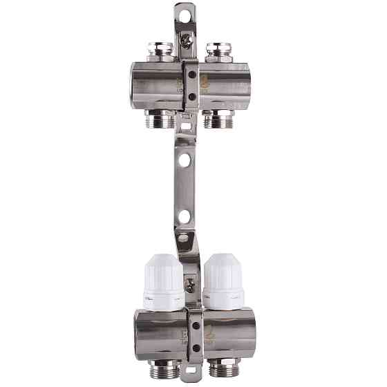 Колектор з регуляторами та кріпленням ECO 001С 1″x2 Тернопіль