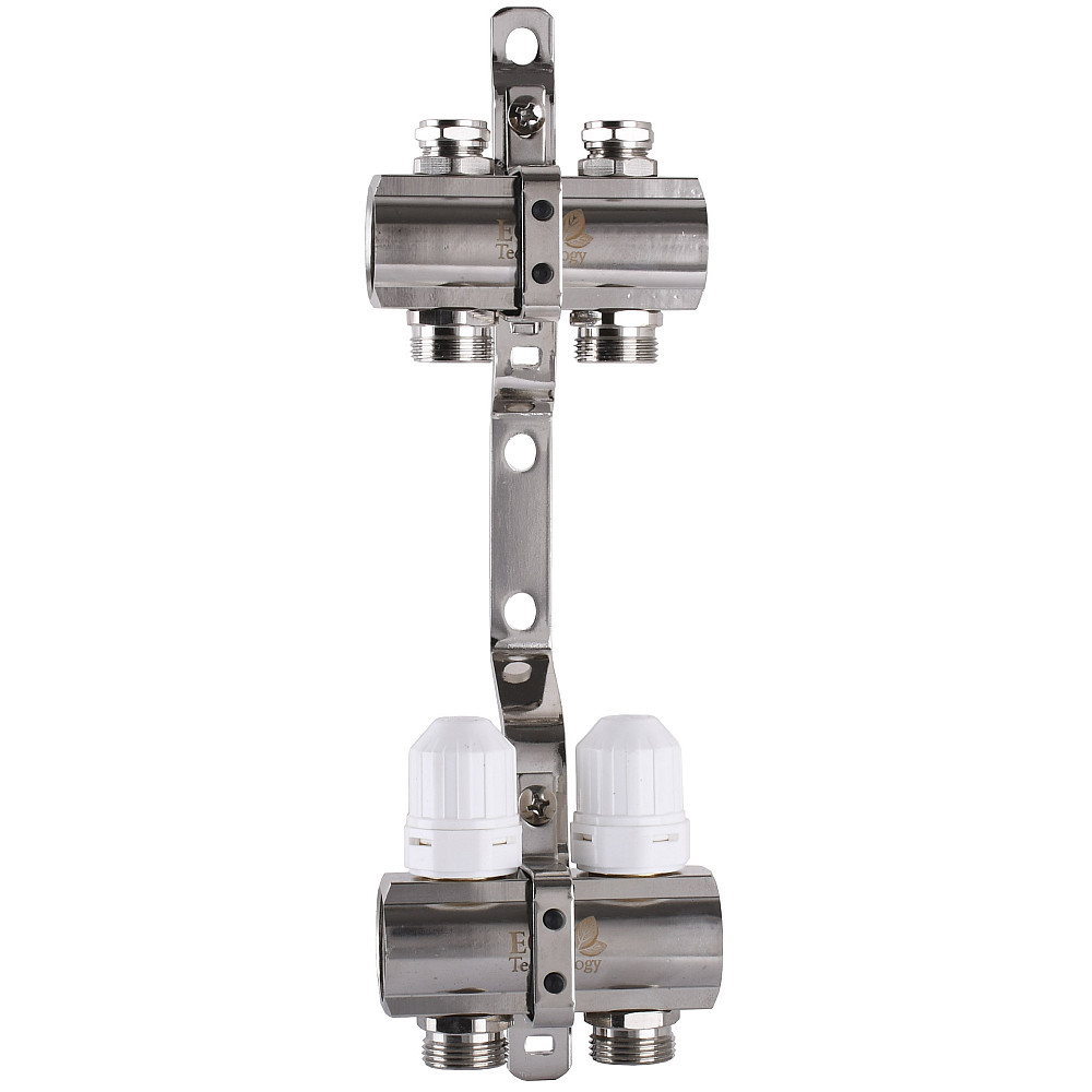 Колектор з регуляторами та кріпленням ECO 001С 1″x2 Тернопіль - фото 1