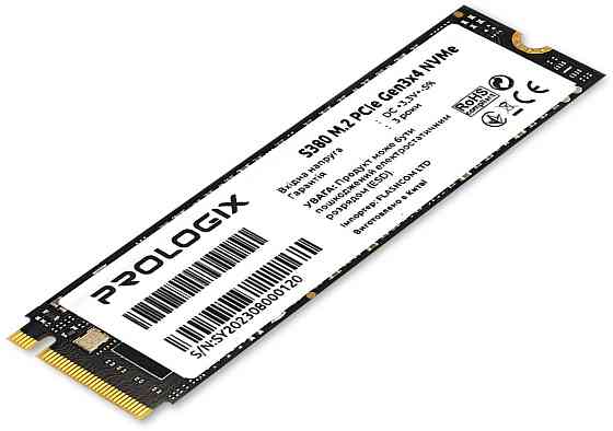 Накопичувач SSD  256GB Prologix S380 M.2 2280 PCIe 3.0 x4 NVMe TLC (PRO256GS380) ( M.2 2280 ) Харьков