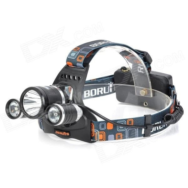 Потужний акумуляторний ліхтарик на голову Police 3000-T6+2XPE, Ліхтар для рятувальників на голову PK-97 Львів - фото 7