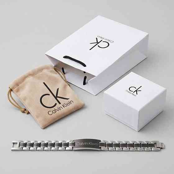 Мужской брендовый браслет Calvin Klein из нержавеющей стали (30112) Киев