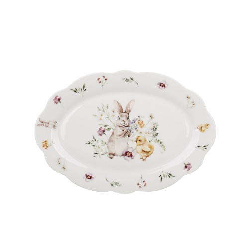 Блюдо порцелянове овальне 30.5*20.5см Spring Story Житомир