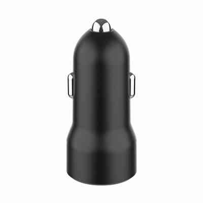 Зарядний пристрій Gembird 1xUSB-A (18W QC3.0) + 1xUSB-C (20W PD) black (TA-UC-A2PDQC20-CAR-01) Вінниця