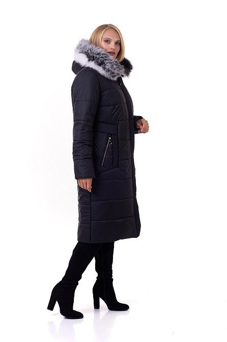 Жіноче зимове пальто пуховик великих розмірів 48-66р Київ - фото 2