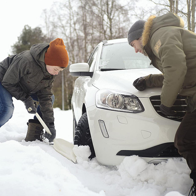 Автомобільна Лопата для прибирання снігу Fiskars "SnowXpert" (143072/1019347) Пластик ,Алюміній Нововолинськ - фото 5