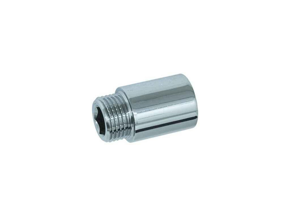 Подовжувач 1/2 40 мм, ЗВ, DN 15, хром, UHL0140 ТМ RAFTEC Київ - фото 1