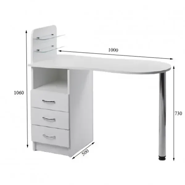 Стіл складний манікюрний УкрЕстет 1 Київ - фото 1