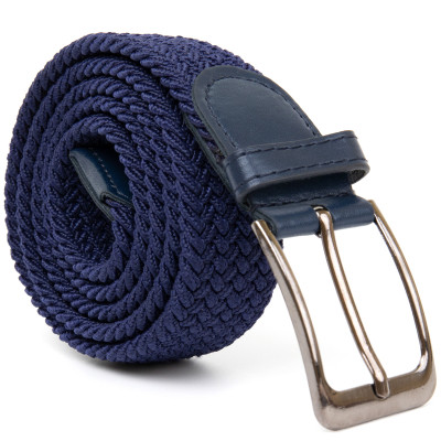 Ремінь Vintage Текстильний чоловічий Синій (20524) Вінниця - фото 2