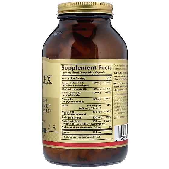 Комплекс вітамінів В-100 (B-Complex 100) 50 капсул Київ