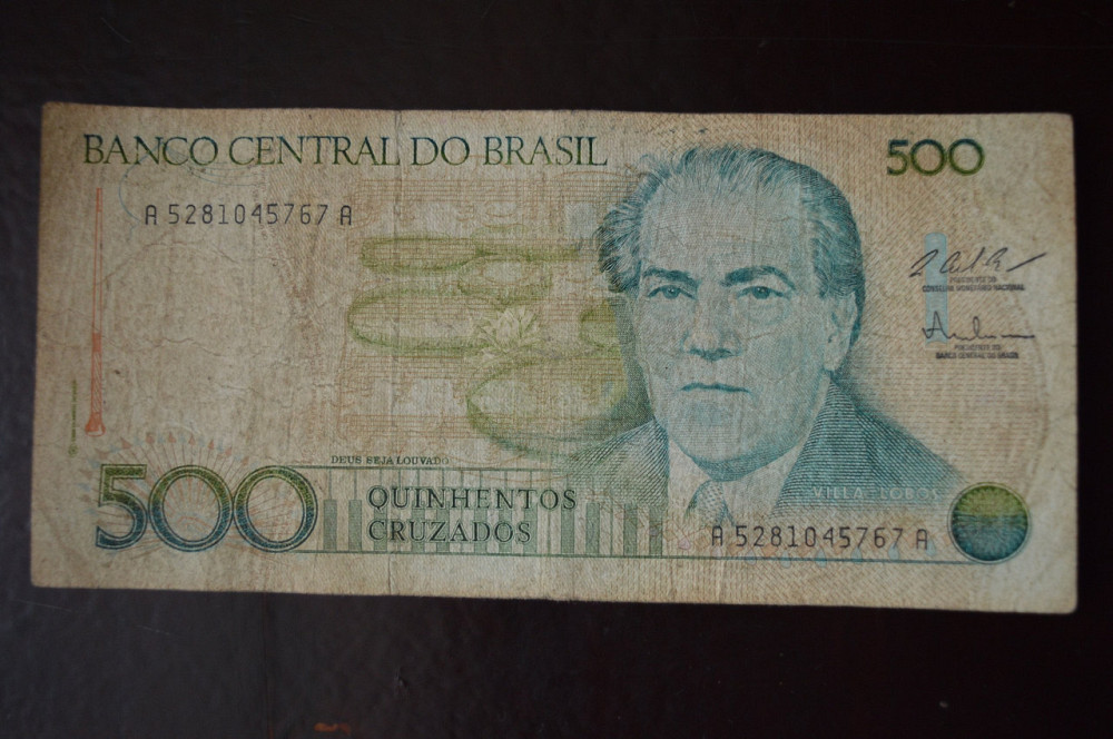 БРАЗИЛІЯ 500 крузадос (А-5) Полтава - фото 1