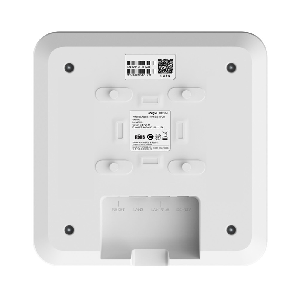 Точка доступу Ruijie Reyee RG-RAP2260(G) Wi-Fi 6 дводіапазонна Київ - фото 5