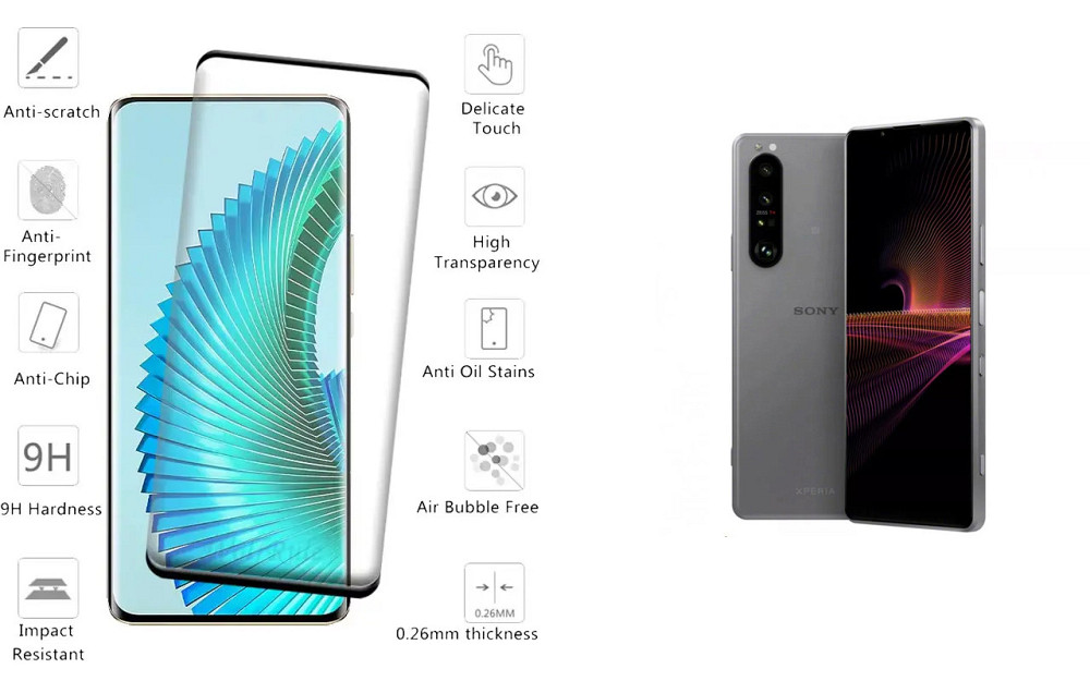 Захисне скло HyperGlass Pro для Sony Xperia 1 II, Xperia 1 III – максимальна чутливість та захист Київ - фото 2