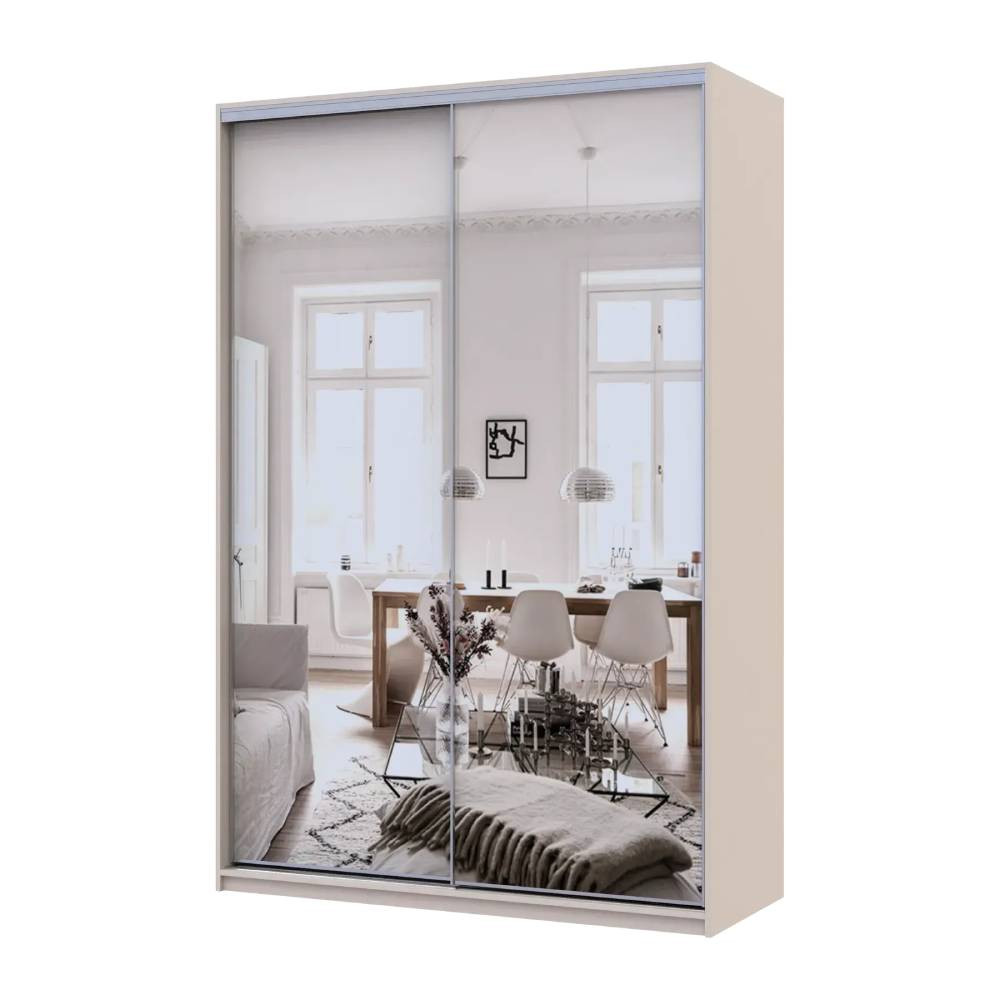 Шафа-купе Doros Сіті Лайт Кашемір 2 дзеркала 150х45х225 (80736362) Дніпро - фото 3