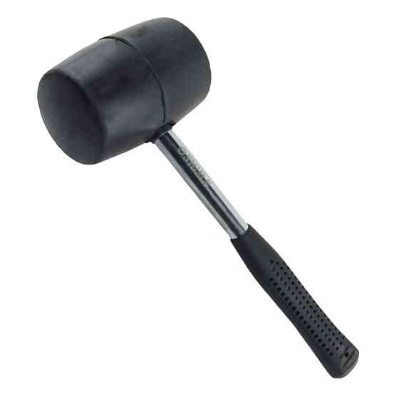 Sigma Киянка резиновая чёрная 900г металлическая обрезиненная рукоятка SIGMA (4317501) Коломыя